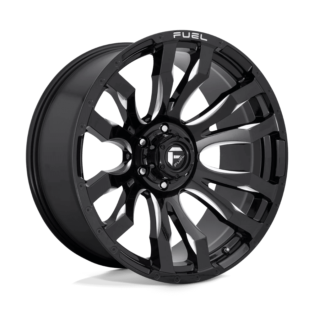 Fuel 1Pc D673 Blitz 20X10 5X127 -18Et 78.1Cb Gloss Black Milled Wheel