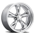 American Racing Vintage Aluminum Rim VN515 TORQ THRUST II 1 PC 14X7in Polished Finish, VN5154765