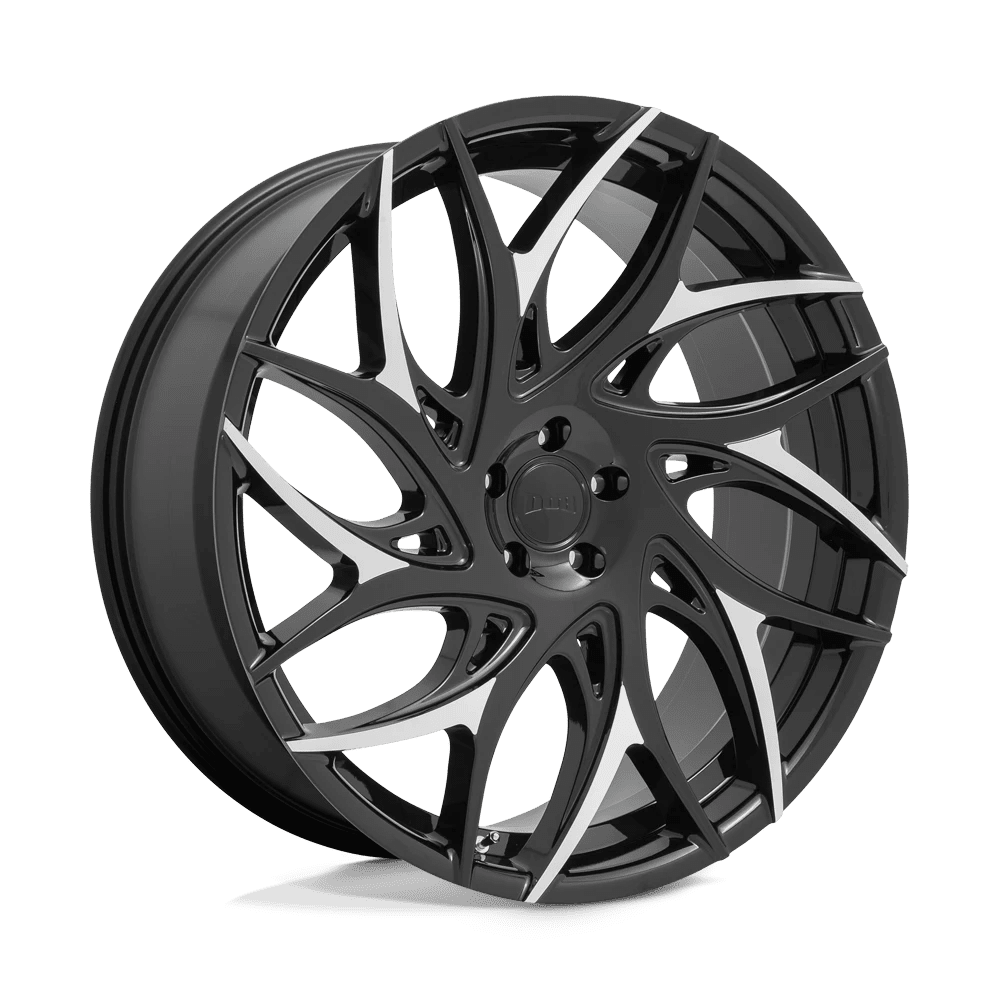 Dub S259 G.O.A.T. 20X9 5X127 35Et 72.7Cb Gloss Black With Machined Spokes Wheel