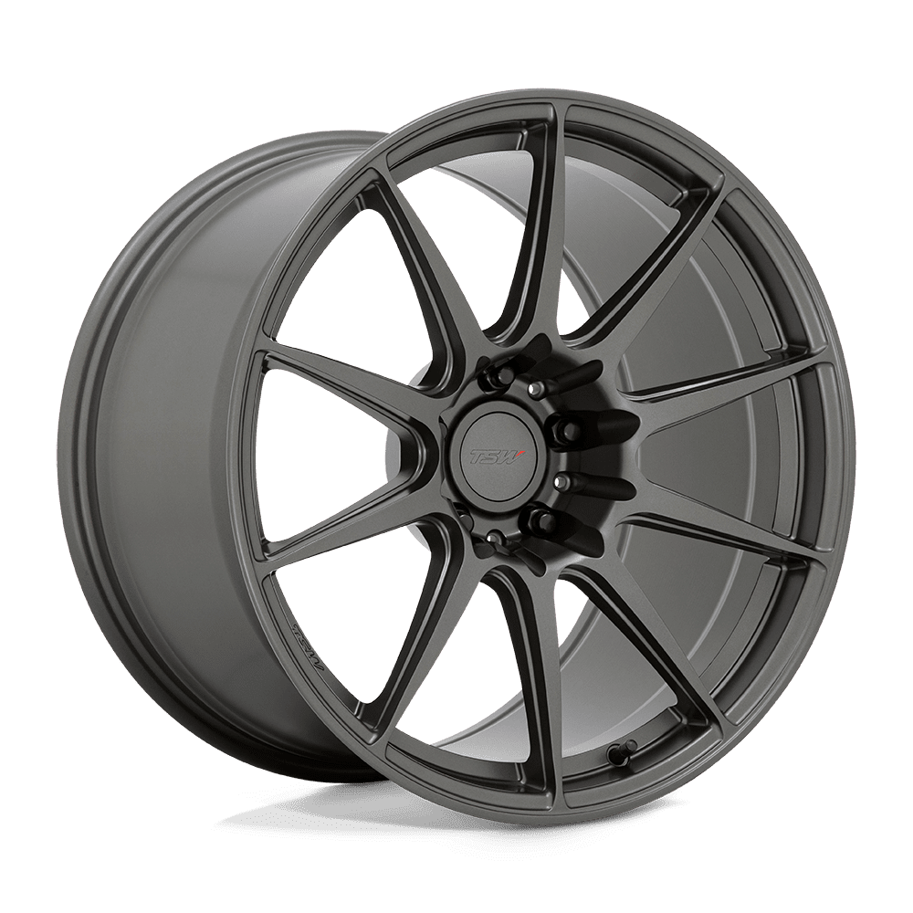 TSW Flow Formed Aluminum Rim TWKMA 18X8.5 5X100 M-GNMTL 38MM, 1885KMA385100G72A