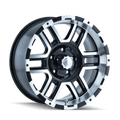 Sharpness 179 17X8 6X127 10Et 78.3Cb Black/Machined