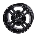 4/156 Tusk Beartooth Wheel 14x7 5.0 + 2.0 Matte Black For POLARIS SPORTSMAN 570 X2 2015-2021