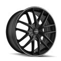 Touren Tr60-3260 20X8.5 5X112/5X120 40Et 74.1Cb Matte Black/Machined Ring