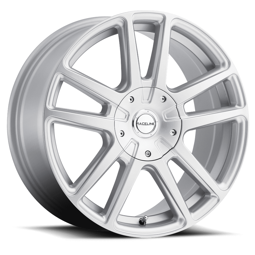 Raceline 145S-ENCORE 17 Cast Aluminum Wheel, ENCORE SILVER 17X7.5 5X110/5X115 +40mm