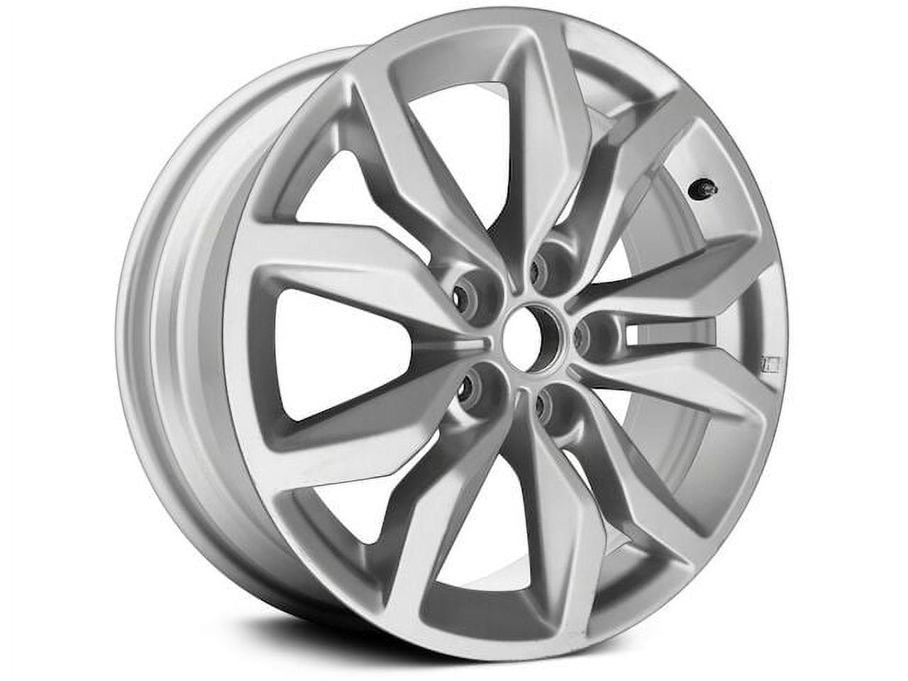Aluminum Wheel - Silver - 18 x 8 Inch - 42mm Offset - 10 Spoke - 5 Lug - Compatible with 2016 - 2019 Chevy Impala 2017 2018 2020