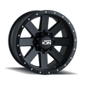 Sharpness 134 20X9 6X139.7 0Et 106Cb Matte Black/Black Beadlock