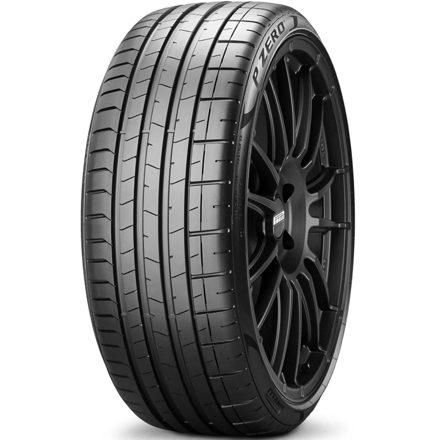 PIRELLI P-ZERO PZ4-LUXURY P225/40R19 93Y XL 280 AA Lens J BLK ALL SEASON TIRE Fits: 2015-23 Mercedes-Benz C300 4Matic, 2017-23 BMW 330i Base