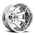Fuel 1PC Aluminum Rim D536 MAVERICK 20X8.25in Chrome Plated Finish, D53620828D25