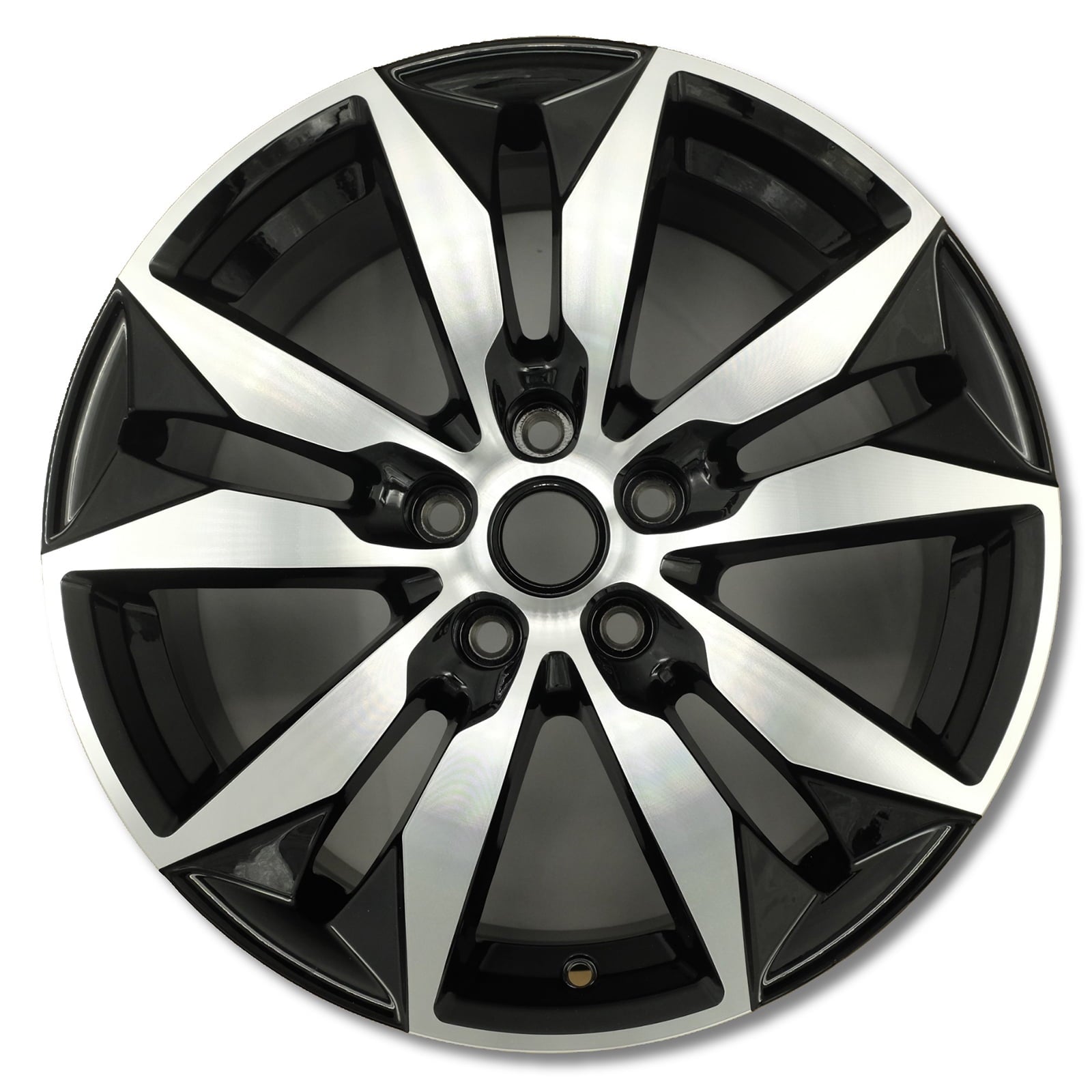 For Chevrolet Malibu OEM Design Wheel 18 18x8.5 2016-2024 Machined Black Single Replacement Rim
