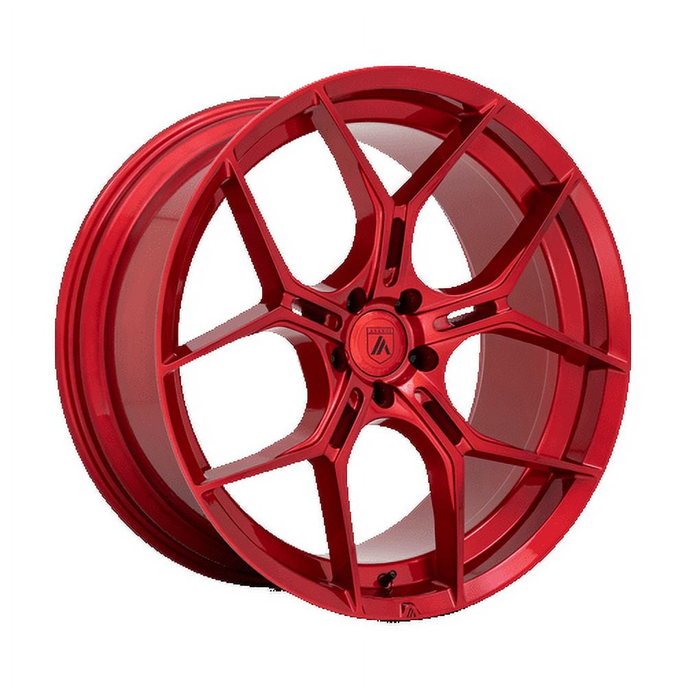 Asanti Black Aluminum Rim ABL-37 MONARCH 20X9in Candy Red Finish, ABL37-20901515RD