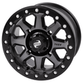 4/156 Uinta Beadlock Wheel 14x7 4.0 + 3.0 Gunmetal/Black Compatible With Polaris SPORTSMAN 850 Touring EPS 2014-2015