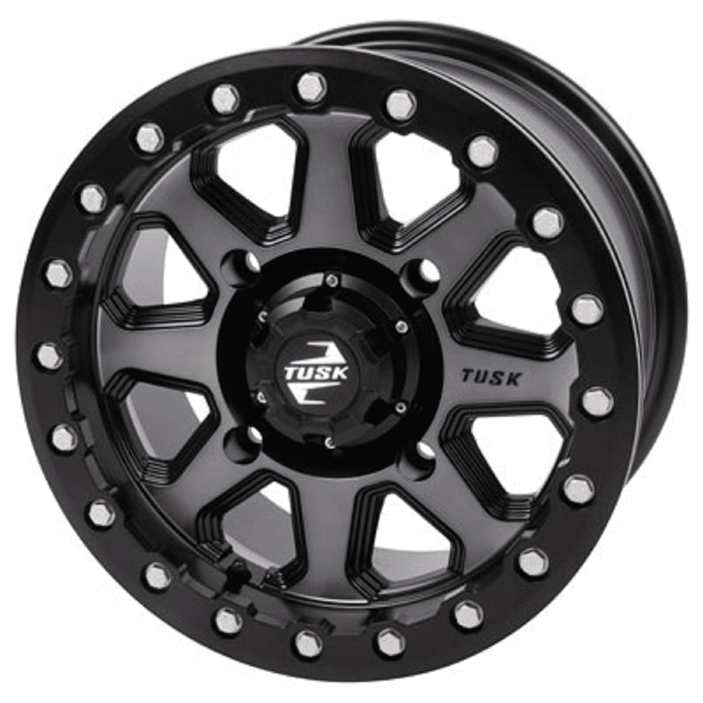 4/156 Uinta Beadlock Wheel 14x7 4.0 + 3.0 Gunmetal/Black Compatible With Polaris SPORTSMAN 850 Touring EPS 2014-2015