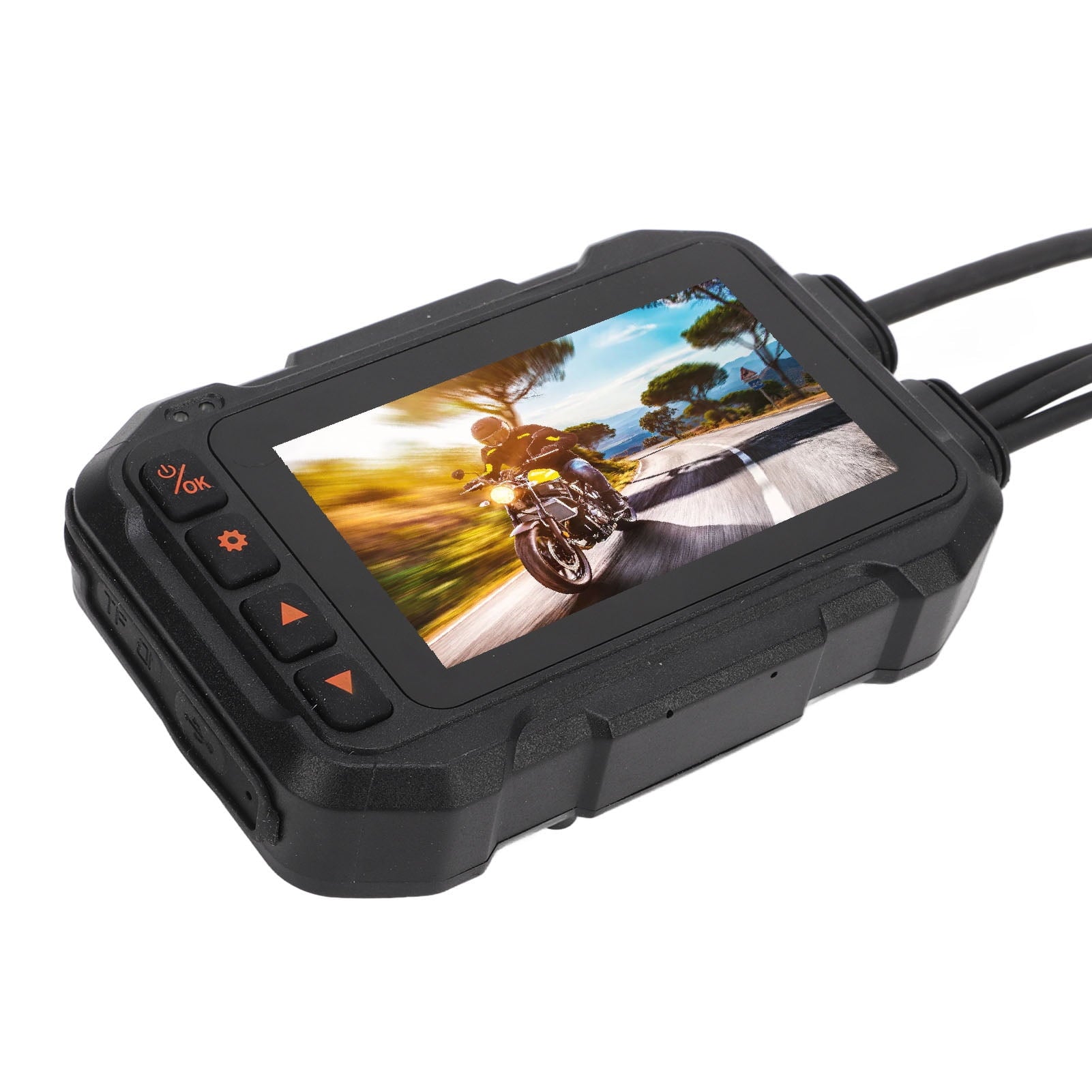 Motorcycle Recorder 1080P Sportbike Recorder DVR 120 Degree WIFI Dual for Cycling Driving,2024 New