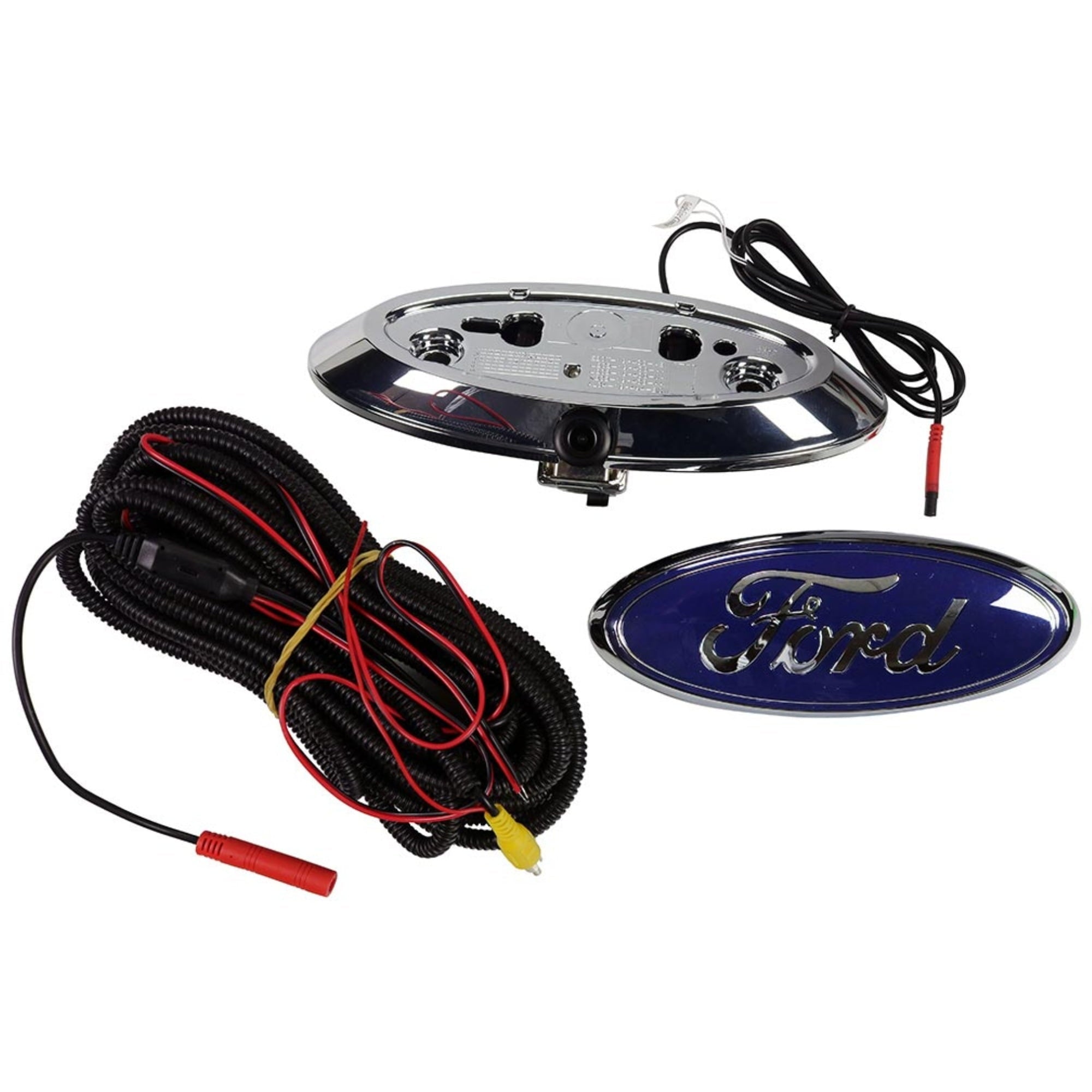 Crux Emblem Lens - Backup Camcorder For Select 2004-Up Ford Trucks 9.75in. x 6.75in. x 3in.