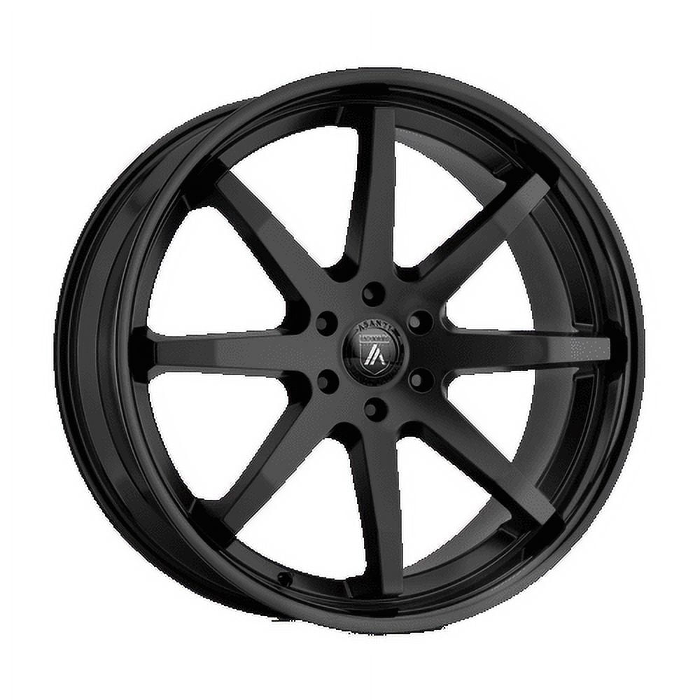 Asanti Black Aluminum Rim ABL-32 KAISER 22X9.5in Satin Black Gloss Black Lip Finish, ABL32-22963730