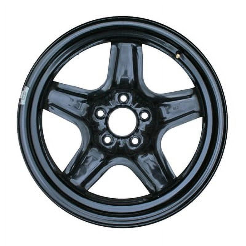 KAI 17 X 7 New Steel Wheel Replica, Black, Fits 2007-2012 Chevrolet Malibu