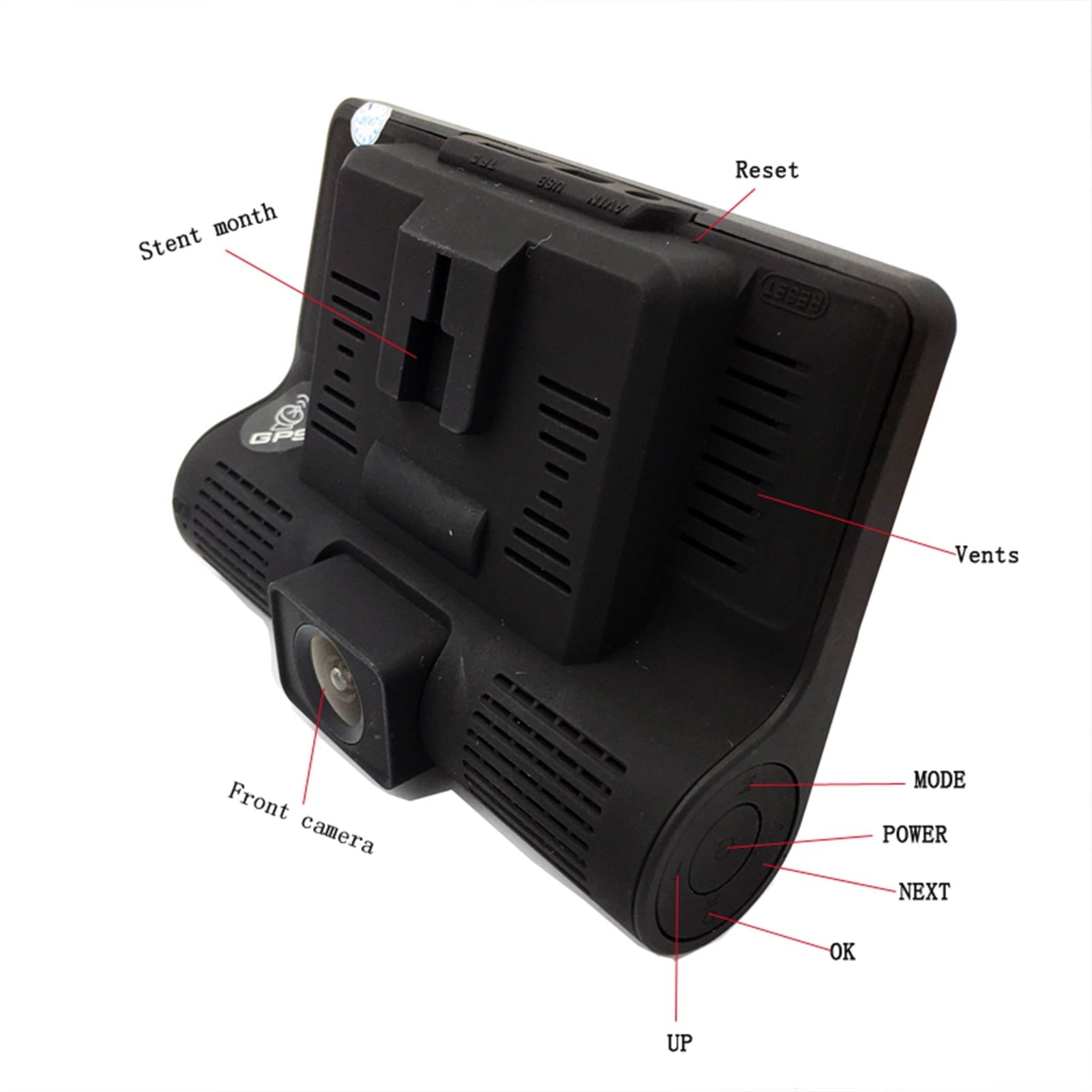 3 In 1 Vehicle DVR Radar Detector (Russian Voice) 4.0 Inch Dvr Car Recorder GPS Logger Radar 3 Optics 1080P Tachograph Traffic Warning