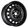 KAI 15 X 6 New Steel Wheel Replica, Black, Fits 2009-2019 Toyota Corolla Sedan