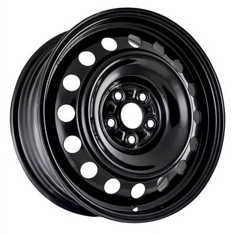 KAI 15 X 6 New Steel Wheel Replica, Black, Fits 2009-2019 Toyota Corolla Sedan
