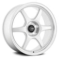 Konig HF8510025W 15 x 8 in. 4x100 BP & 25 mm Offset Hexaform Gloss White Wheel