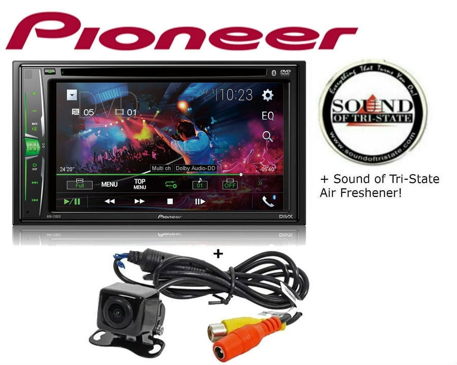 Pioneer AVH210EX w/ Backup cameraDVD Receiver with Backup Recorder