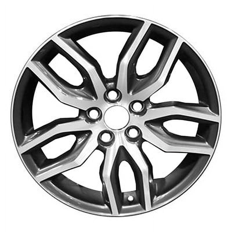KAI 18 X 7.5 Reconditioned OEM Aluminum Alloy Wheel, Machined and Dark Charcoal Metallic, Fits 2014-2016 Scion TC