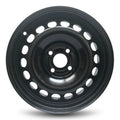 Road Ready 15 Steel Wheel Rim 2012-2017 Kia Rio Black 4 Lug