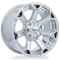 RTX Peak 20x9 6x135/139.7 ET0 CB87.1 PVD Chrome Wheel