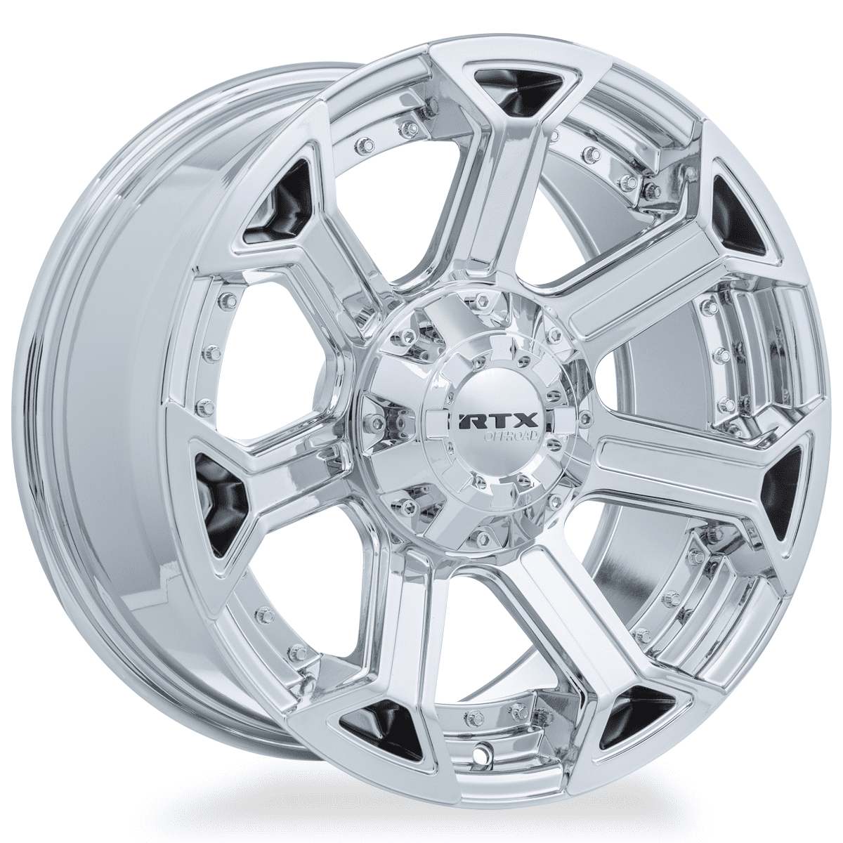 RTX Peak 20x9 6x135/139.7 ET0 CB87.1 PVD Chrome Wheel