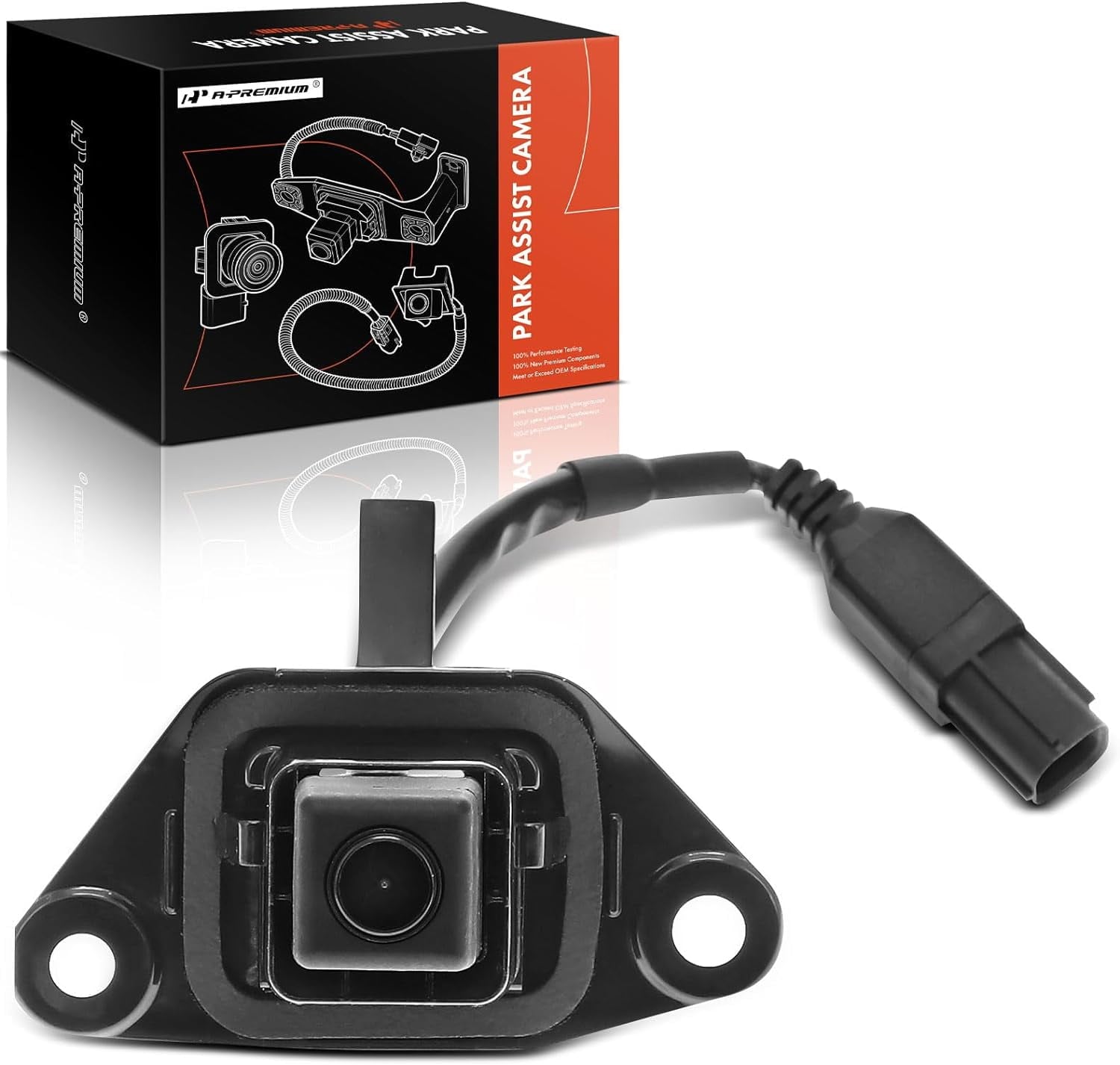 A-Premium Park Assist Recorder Back Perspective Backup Reverse Camcorder Compatible with Select Toyota Models - 2010 2011 2012 2013 Highlander - Replace# 8679048130