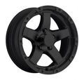 14 Sendel T08 5-Lug Boat Camper RV Trailer Wheel Rim Matte Black (QTY 1)