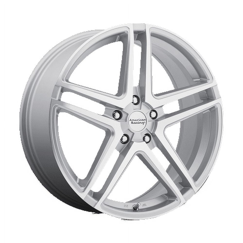 American Racing Aluminum Rim AR907 16X7in Bright Silver Machined Face Finish, AR90767056440