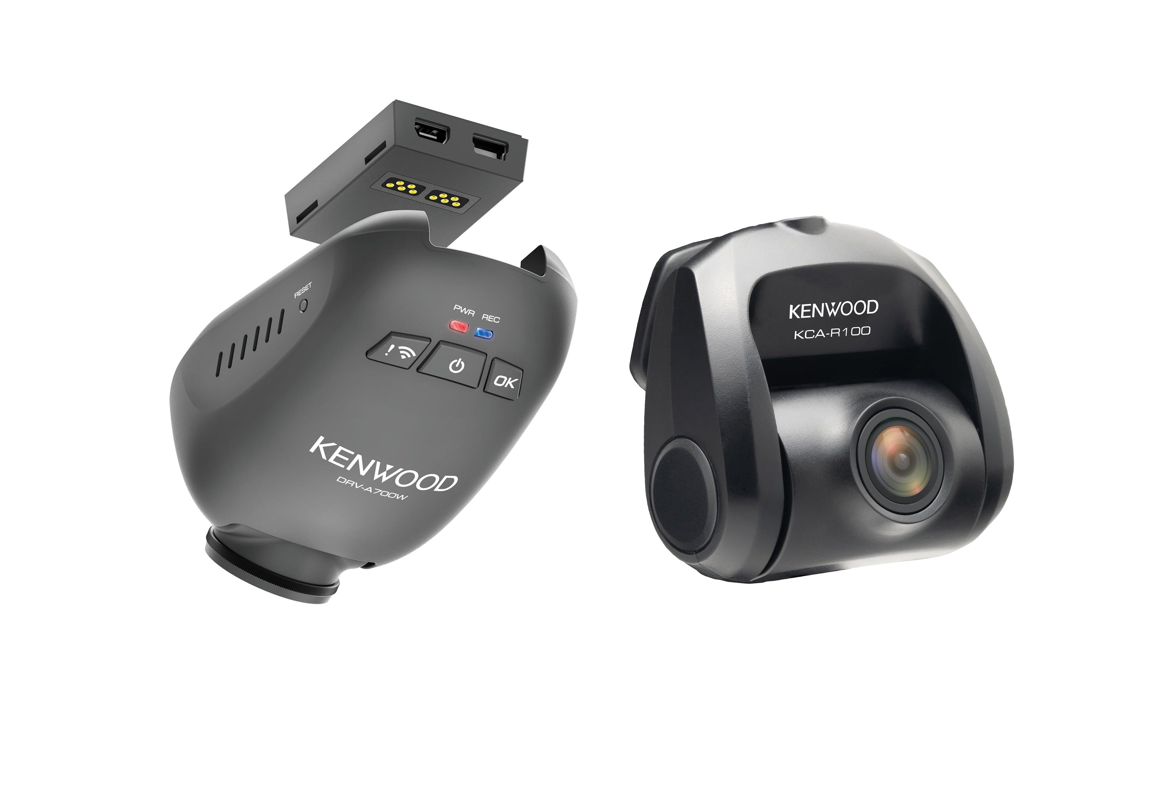 Kenwood DRV-A700WDP Broad Quad HD Front Recorder w/ 1080P Back Lens System