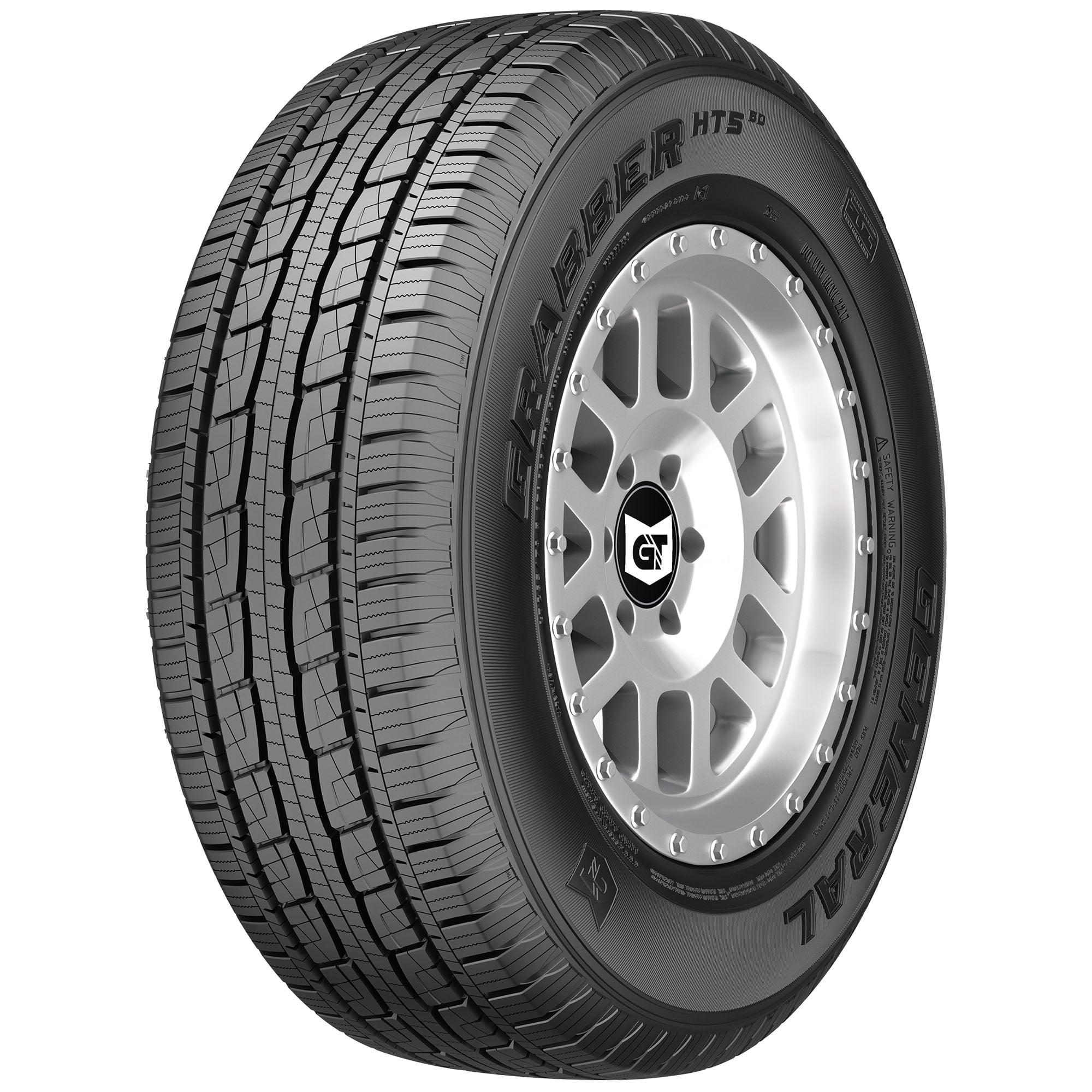 General Grabber HTS60 All Season 265/65R17 112T Light Truck Tire Fits: 2005-15 Toyota Tacoma Pre Runner, 2000-06 Toyota Tundra Limited