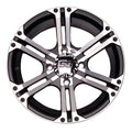 4/156 ITP SS212 Alloy Series Wheel 12x7 4.0 + 3.0 Machined for Yamaha WARRIOR 350 1987-2004