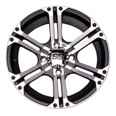 4/156 ITP SS212 Alloy Series Wheel 12x7 4.0 + 3.0 Machined for Yamaha WARRIOR 350 1987-2004