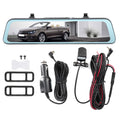 Universal 1080P DVR Dark Vision , 11.66in Dual Optics Automobile Video Recorder with Low light Vision, Extended Viewpoint Lens, and G-Sensor for Accident Recording
