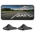 6.25inch Automobile Side Sight Blind Area System,Left and Right Blind spot Lens Driving Recorder BSD Warning Monitoring(Camera Screen System) ¡¾Black(Camera)¡¿