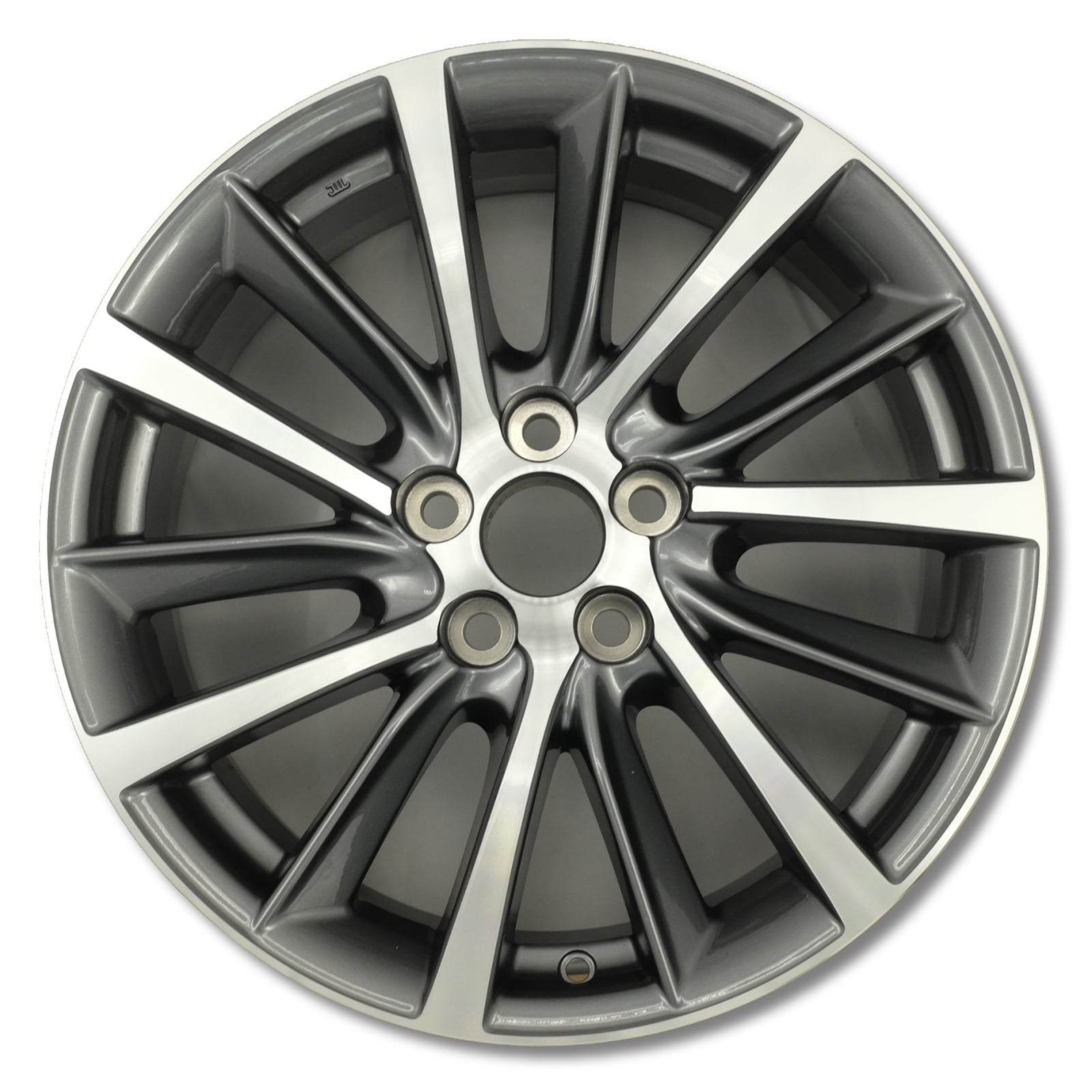 For Toyota Highlander OEM Design Wheel 18 18x7.5 2017-2019 Machined Charcoal Single Replacement Rim
