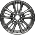 KAI 17 X 7 Reconditioned OEM Aluminum Alloy Wheel, Painted Dark Silver Metallic, Fits 2015-2017 Toyota Camry