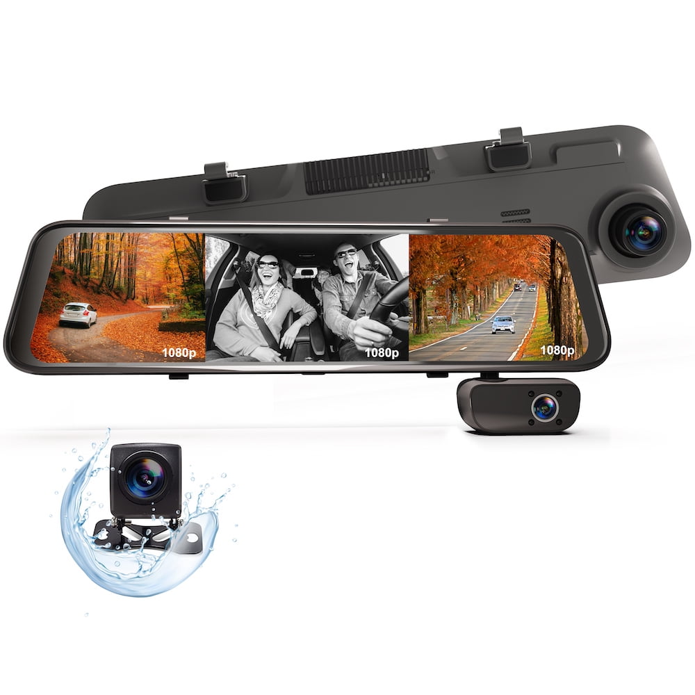 Rexing M3 1080p 3-Channel Mirror with Smart BSD GPS