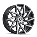 Mazzi Big Easy-372 18X8 5X112/5X120 35Et 74.1Cb Matte Black W/Dark Tint