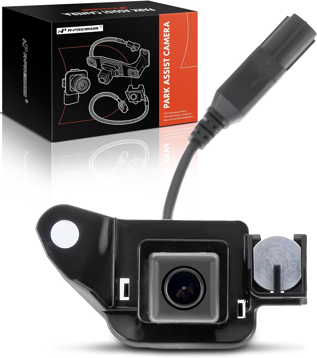 A-Premium Park Assist Lens Back Sight Backup Reverse Lens Compatible with Select Lexus Models - 2014-2015 RX350, 2014-2015 RX450h - Replace# 8679048142