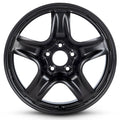For 2017-2020 Jeep Compass 17 Inch Painted Black Rim - OE Direct Replacement - Road Ready Vehicle Wheel