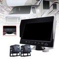 7 Screen DVR Driving Video Recorder for RV Truck Bus+2 Back Sight Backup Lens B