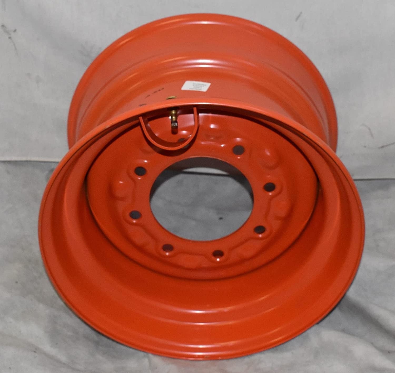 12-16.5 (1 - RIM) 9.75x16.5 SKID STEER RIM ORANGE COLOR - 12X16.5 Rims for Bobcat