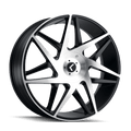Kraze Phase-Kr192 18X8 5X115/5X120 40Et 74.1Cb Black/Machined