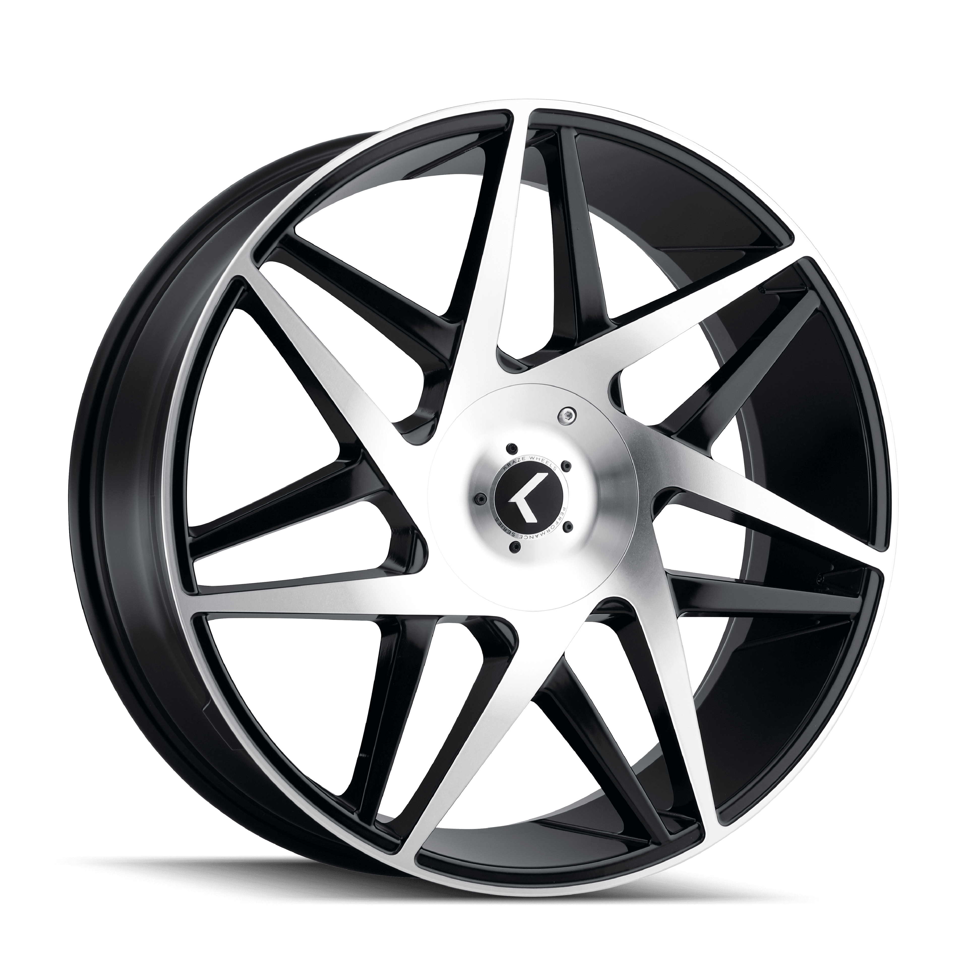 Kraze Phase-Kr192 18X8 5X115/5X120 40Et 74.1Cb Black/Machined
