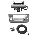 TRQ Back Perspective Camcorder Add Screen Kit w/ Wiring Harness Tailgate Handle & Bezel for GM ADA02012