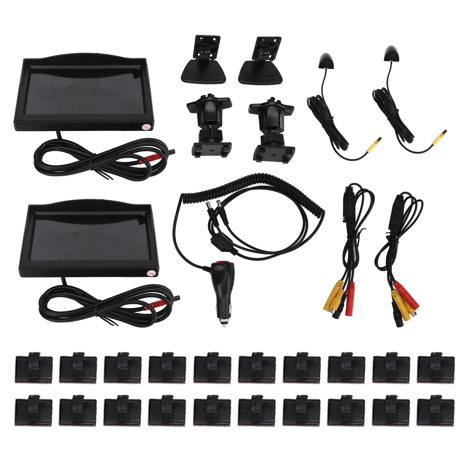 System Kit 5in TFT LCD Screen IP67 Waterproof 12V?24V Backup Lens System